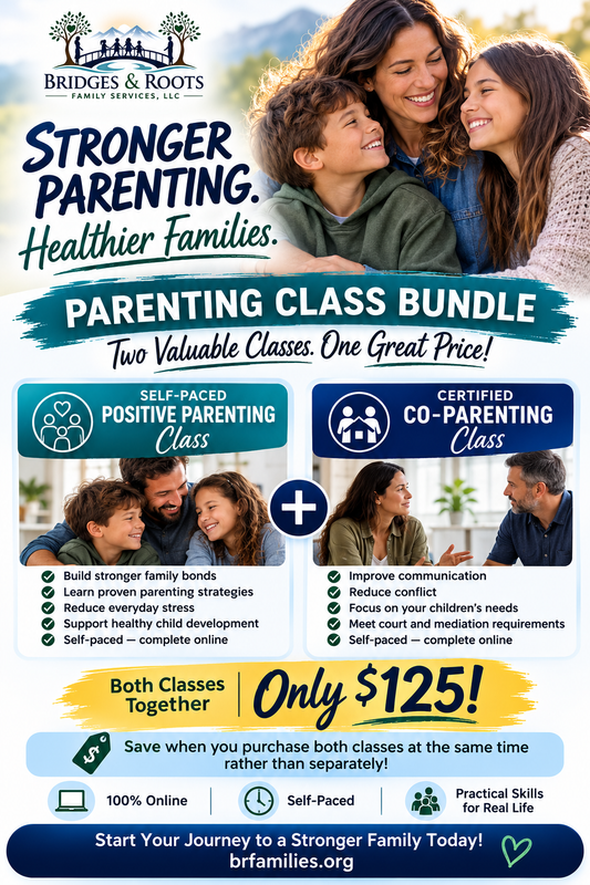Bundle the classes: Both Co-parenting and Positive Nurturing class series