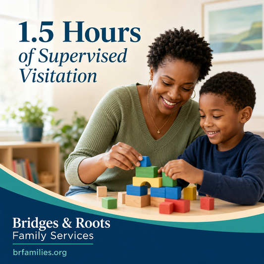 1 hr and 30 minutes Supervised family time